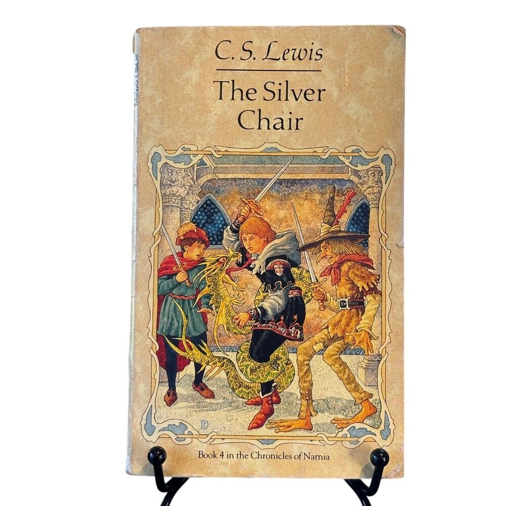 VTG 1987 The Silver Chair by C.S. Lewis, # 4, Chronicles of Narnia, Scholastic